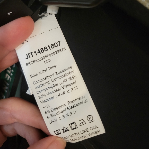 SHEIN Women Strapless Black Bodysuit & Bolero Top size XS Summer Spring Fall - Picture 4 of 5